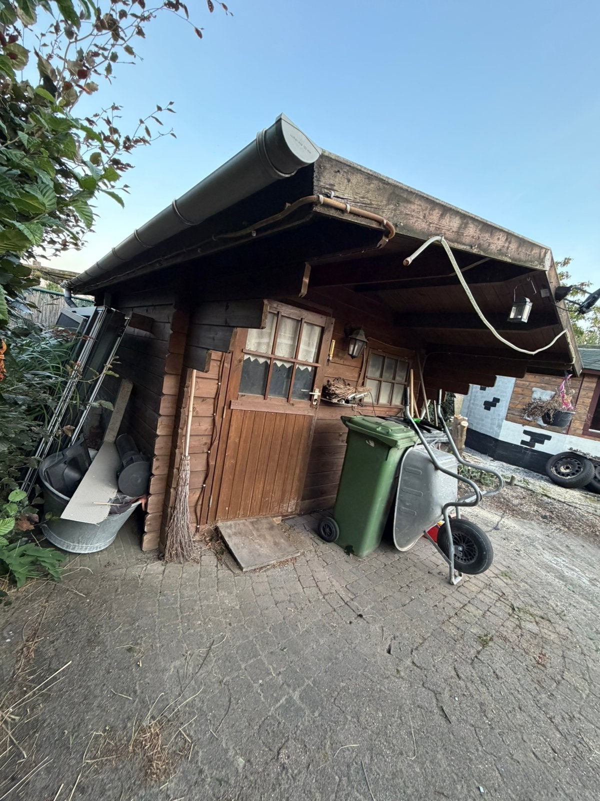 Tuinhuis zelf afbreken, Tuin en Terras, Ophalen, Gebruikt, 250 tot 500 cm