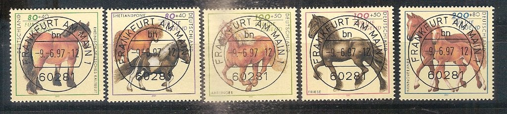 BRD 1920-1924, Postzegels en Munten, Ophalen of Verzenden, BRD, Gestempeld