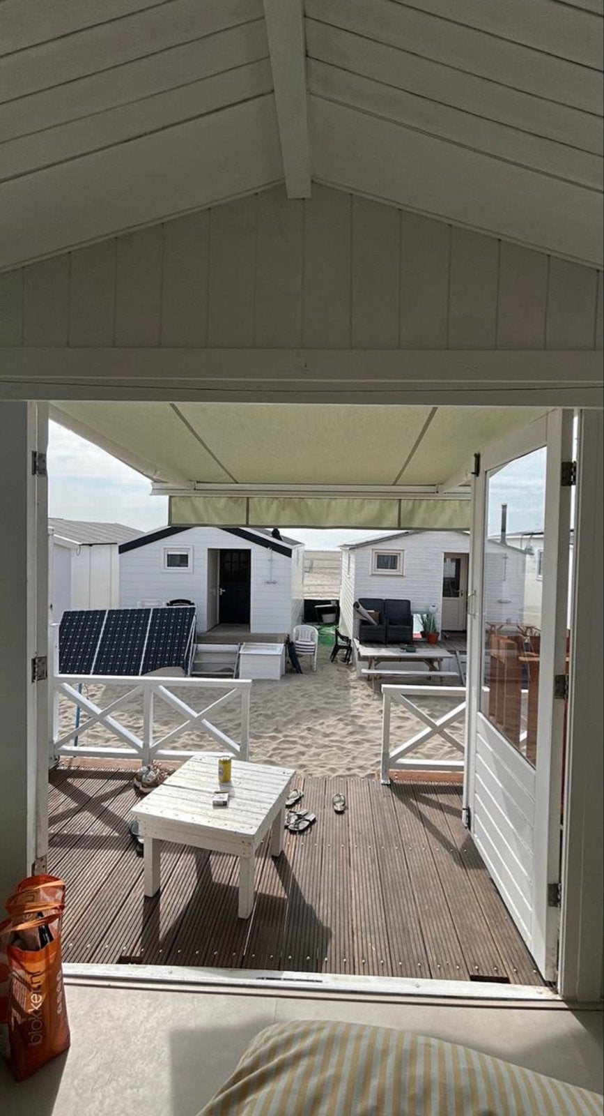 Rainbow Knikarmscherm Ibiza Plus 260x200 cm - Nieuw!, Ophalen, Zo goed als nieuw, 150 tot 300 cm, 250 cm tot 450 cm