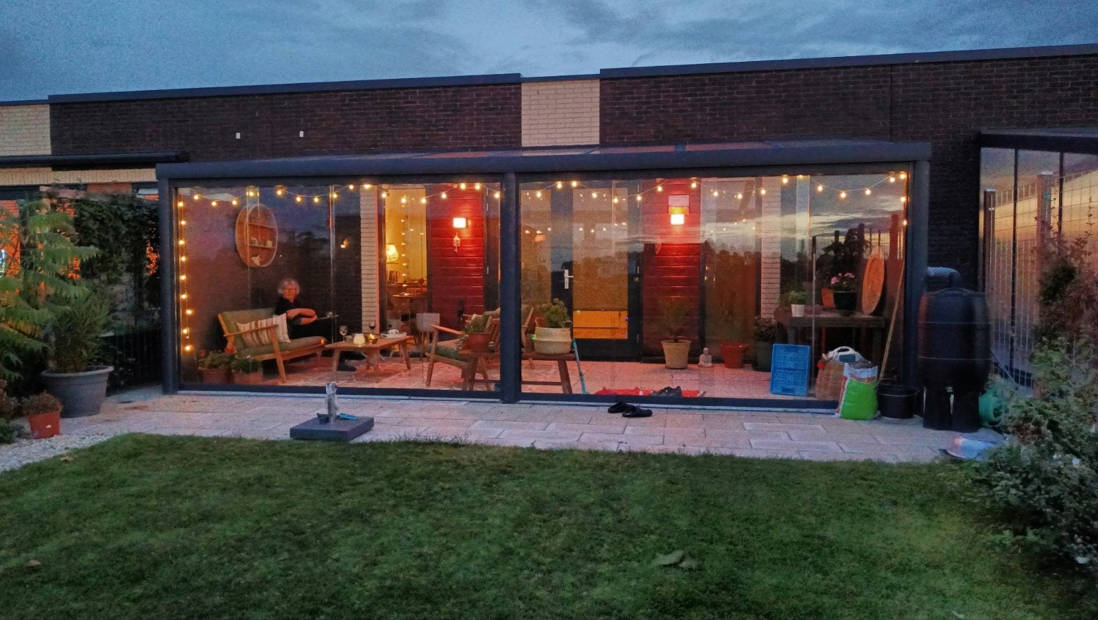 Tuinkamer 7 X 3 m2, Ophalen, Zo goed als nieuw, Serre
