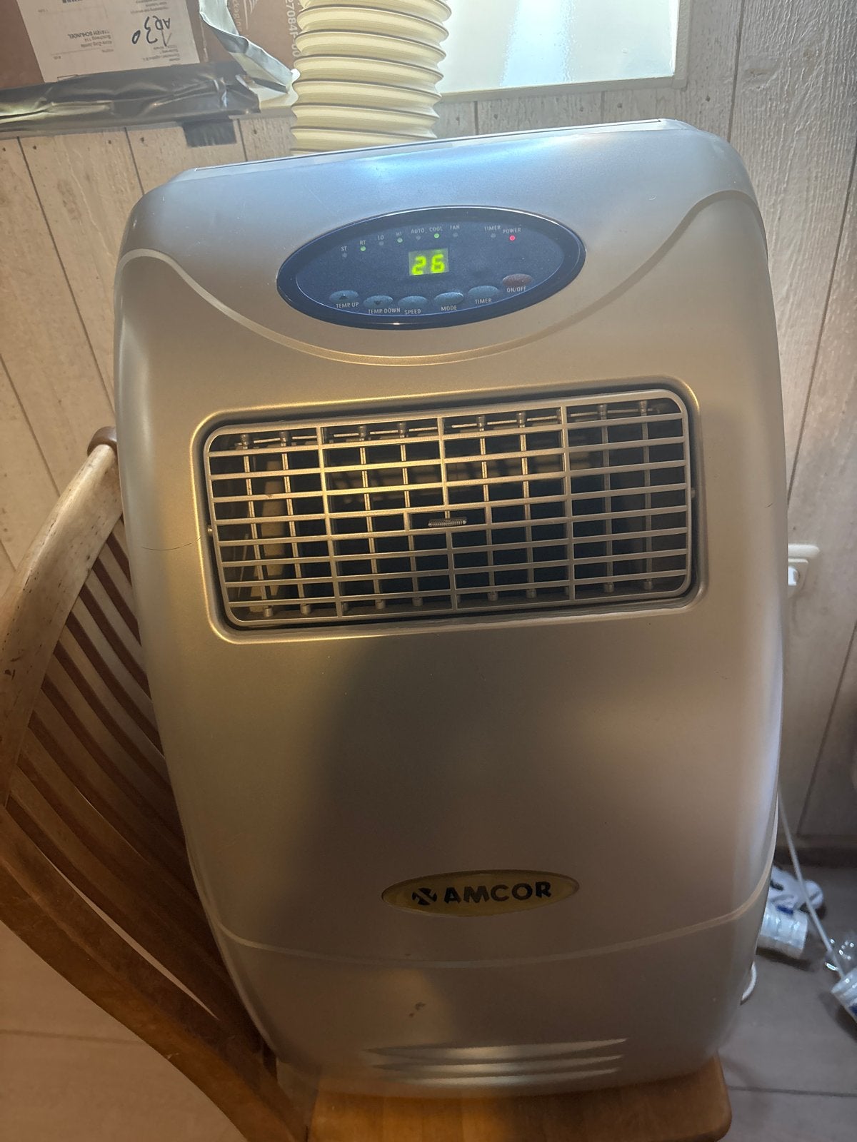 Amcor Mobiele Airco - Koelen en Ontvochtigen, Witgoed en Apparatuur, Airco's, Ophalen, Gebruikt, Minder dan 60 m³, 3 snelheden of meer
