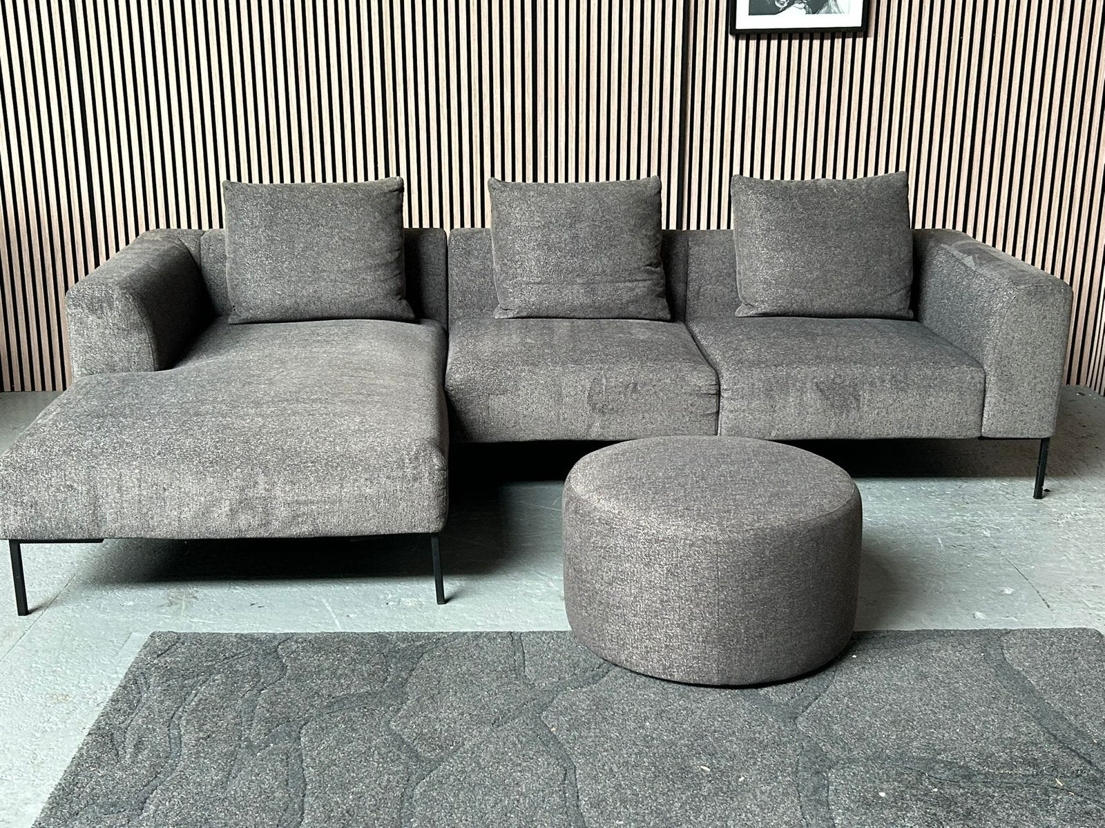 GRATIS LEVERING Montel Sava Loungebank 295x170 GEREINIGD, Huis en Inrichting, 250 tot 300 cm, Hoekbank, Ophalen of Verzenden, Zo goed als nieuw