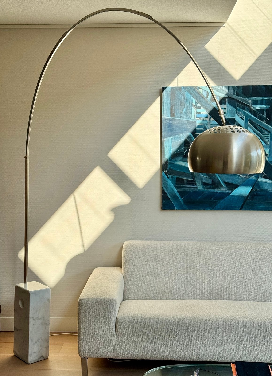 Arco Flos booglamp Castiglioni, Ophalen, Zo goed als nieuw