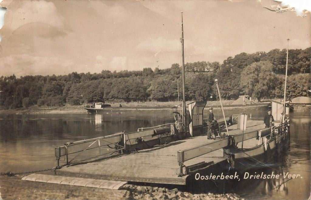 Oosterbeek, Drielsche Veer, Ophalen of Verzenden, 1920 tot 1940, Gelopen, Gelderland