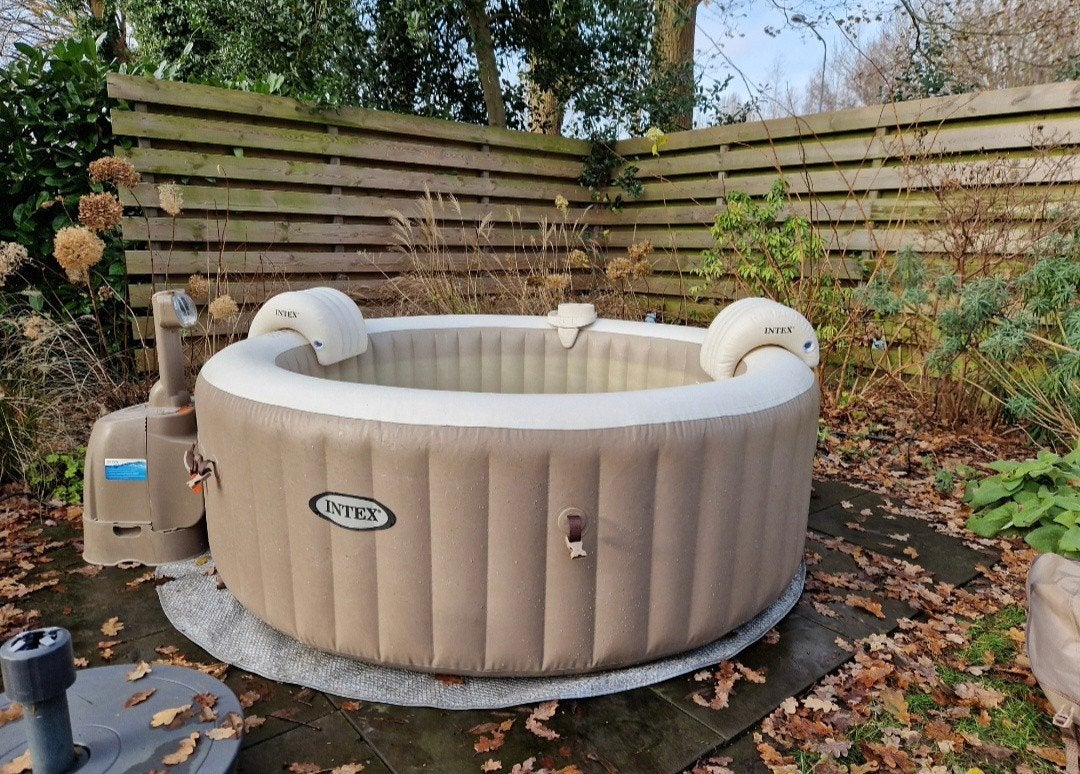 Intex Jacuzzi Bubbelbad, Ophalen, Gebruikt, Minder dan 80 cm, Rond