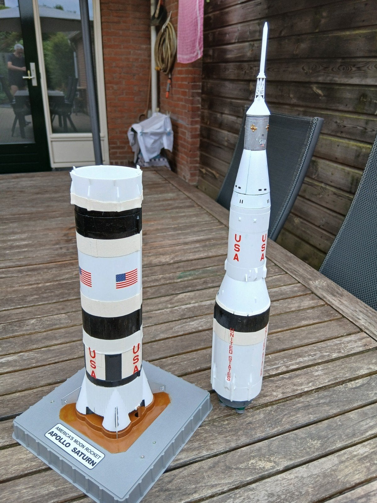 Modelbouw raket Apollo Saturn V schaal 1/144., Zo goed als nieuw, Ophalen, Overige merken, Groter dan 1:32