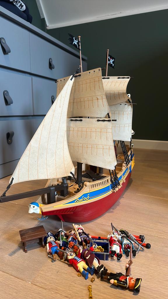 Piratenboot playmobil, Ophalen of Verzenden, Gebruikt