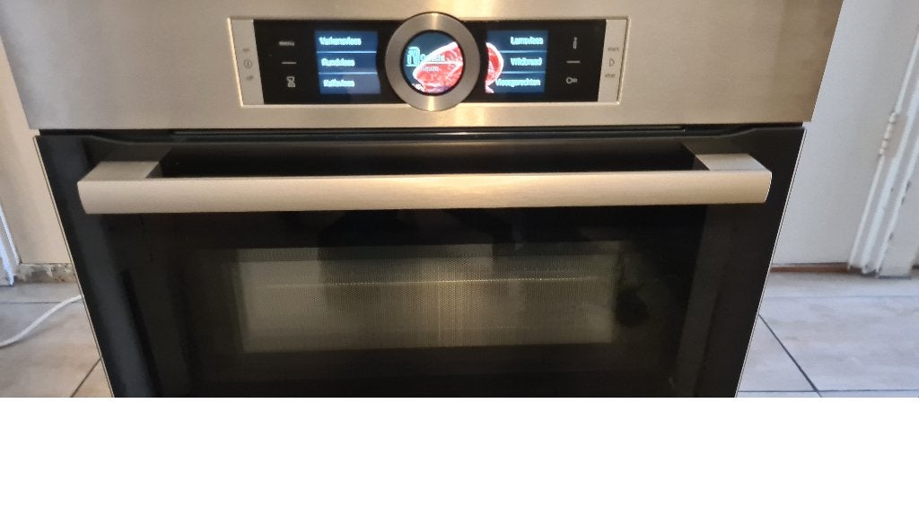 Luxe Bosch inbouw combi oven magnetron model CMG836NS1, Witgoed en Apparatuur, Ovens, Ophalen, Minder dan 45 cm, Gebruikt, Bosch