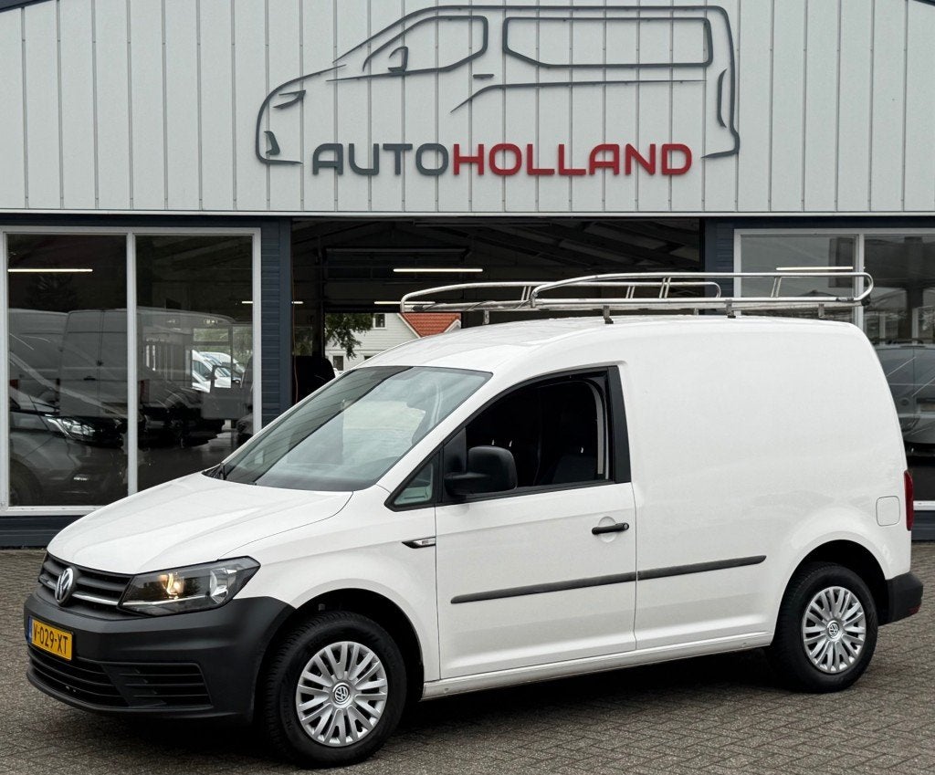 Volkswagen CADDY 2.0 TDI 55KW 75PK EURO 6 AIRCO/ TREKHAAK/ R, Auto's, 21 km/l, Volkswagen, Wit, Bedrijf