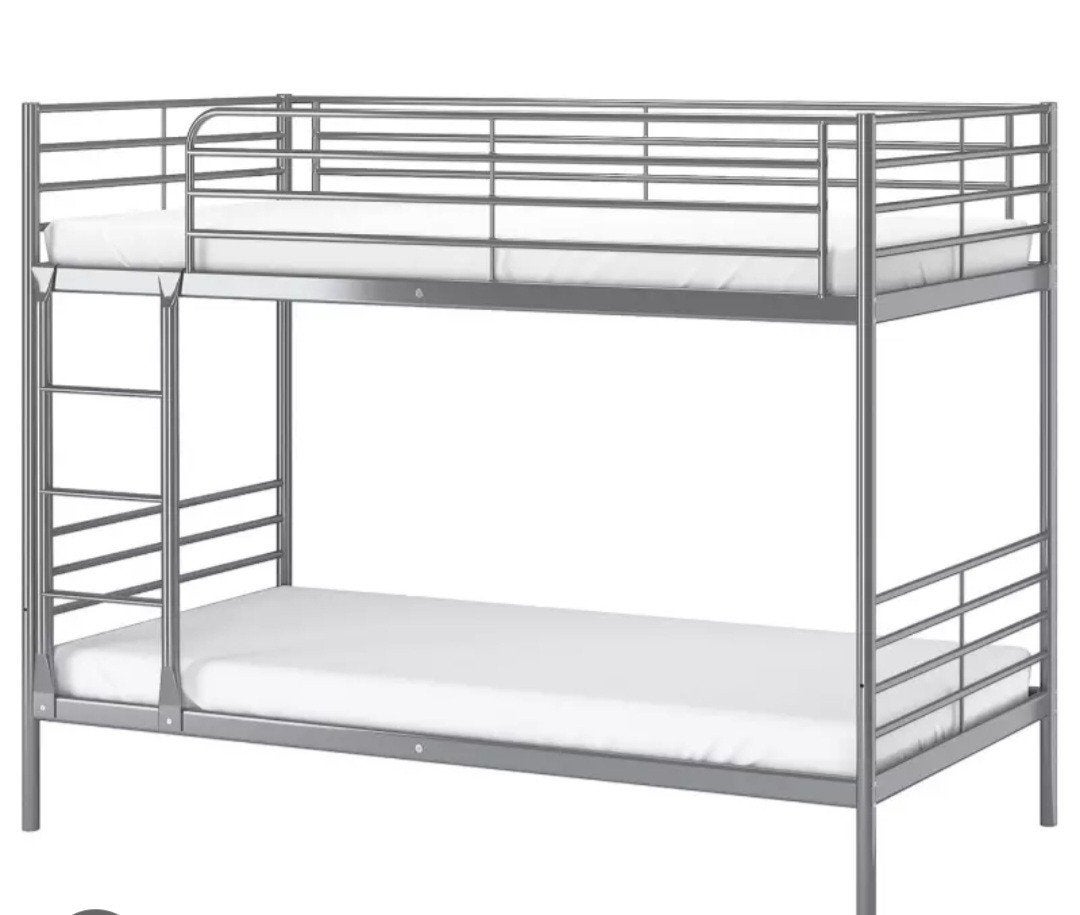 Svärta stapelbed, Ophalen, 90 cm, 160 tot 180 cm, Tweepersoons