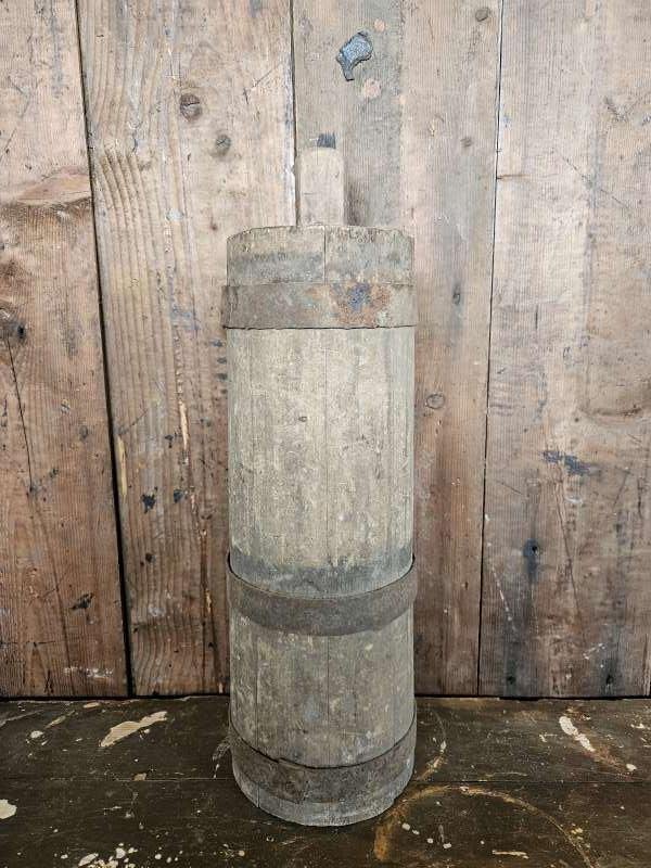 oude houten ton ``WOONWINKEL RUSTIEK``, Ophalen of Verzenden