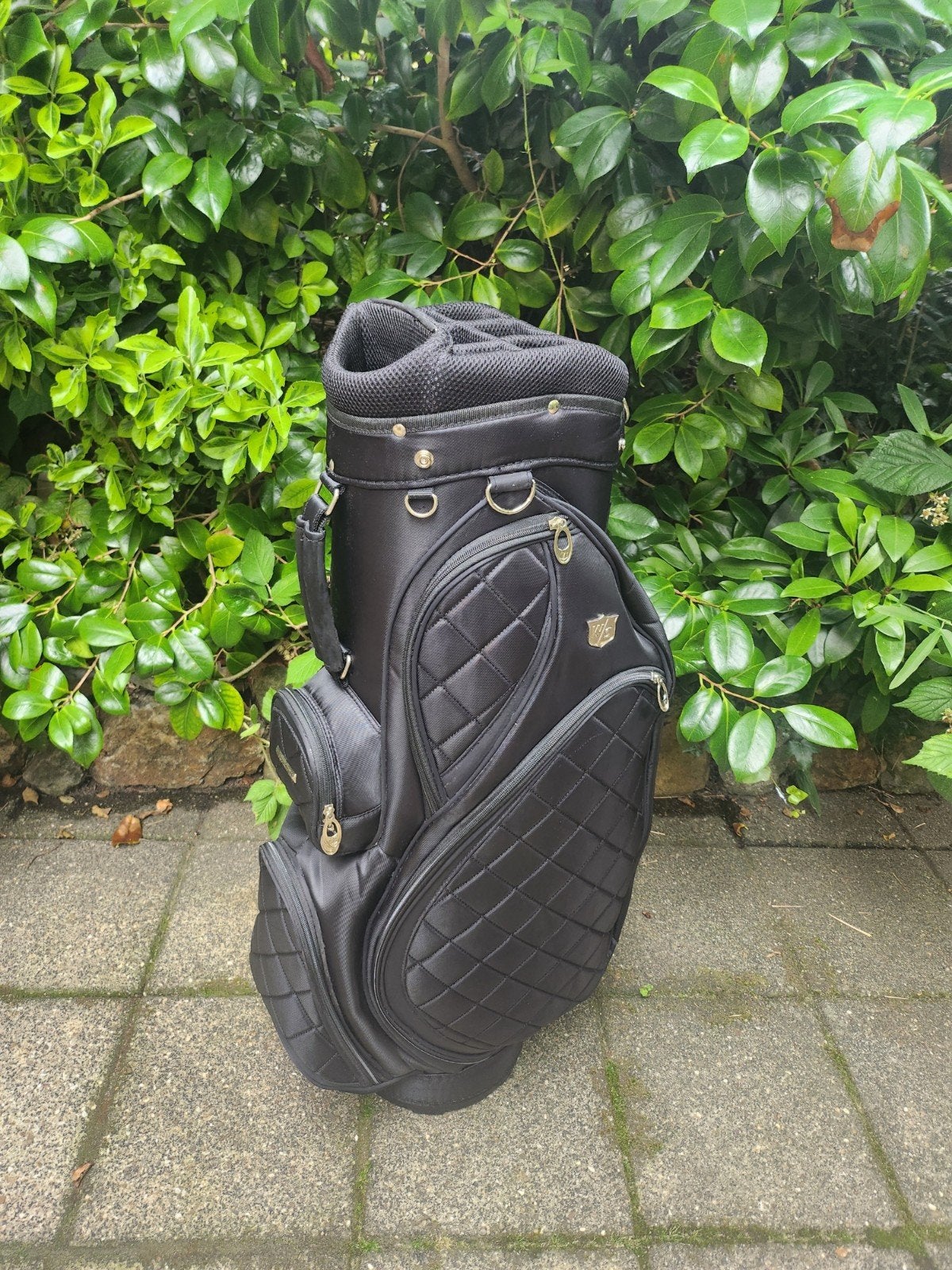 Wilson Lady Quilted Cartbag - Zwart, Ophalen of Verzenden, Tas