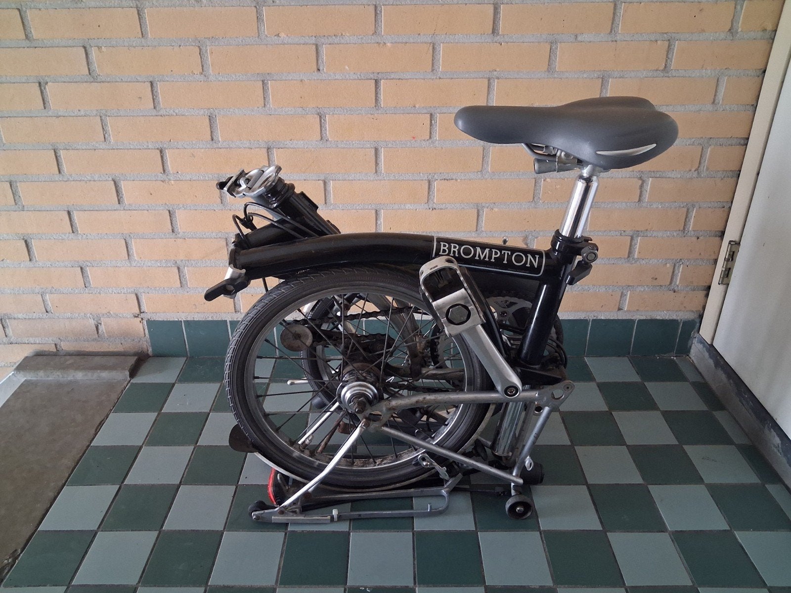 Brompton 5v, Fietsen en Brommers, Ophalen, Gebruikt, Brompton, 16 tot 18 inch