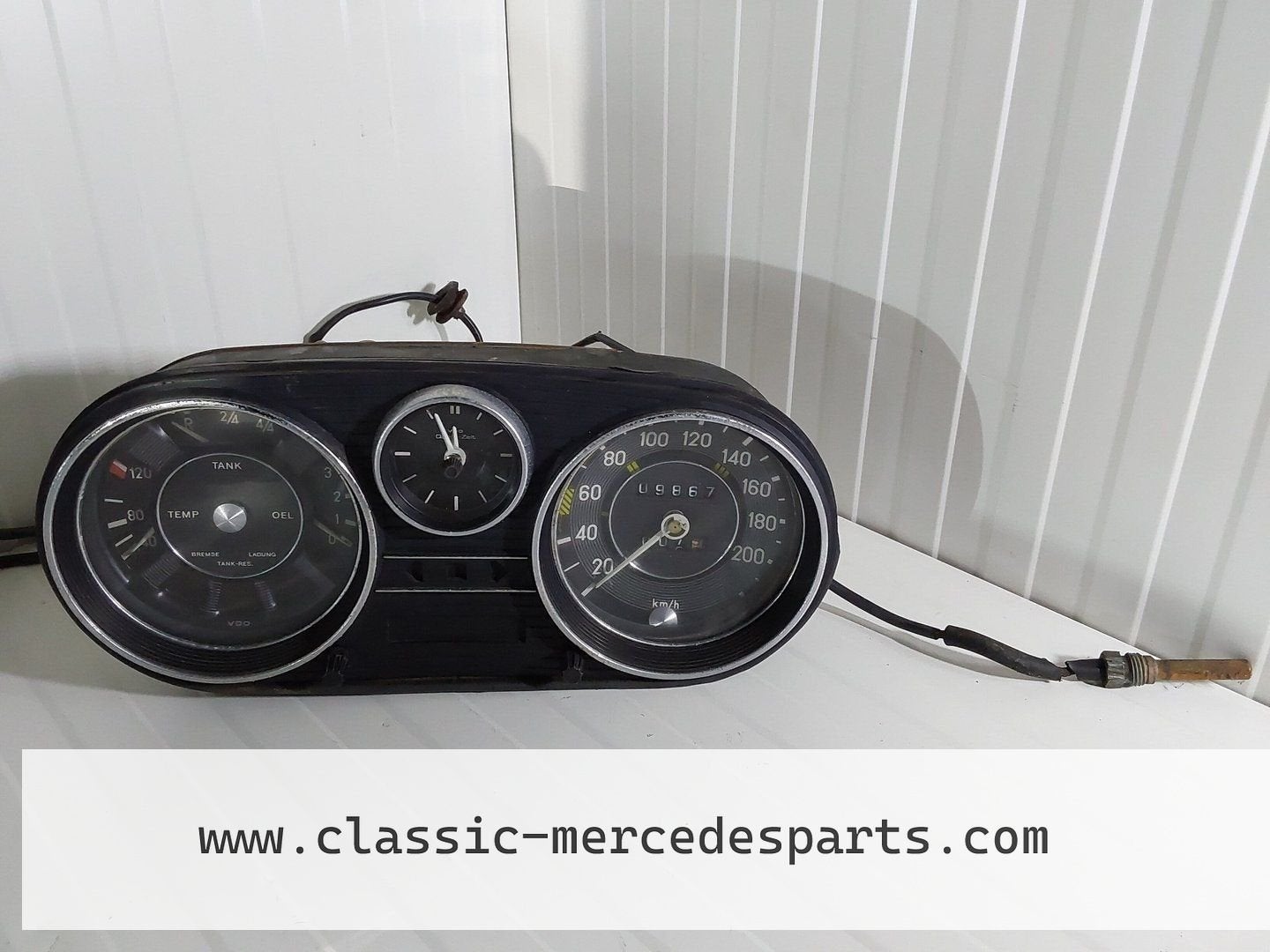 Tellerhuis / combi instrument Mercedes W114 / w114 coupe, Gebruikt, -, Ophalen of Verzenden, -
