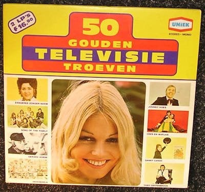 50 Gouden Televisie Troeven – Diverse Artiesten 1975 LP2302, Gebruikt, Pop, Ophalen of Verzenden, 12 inch