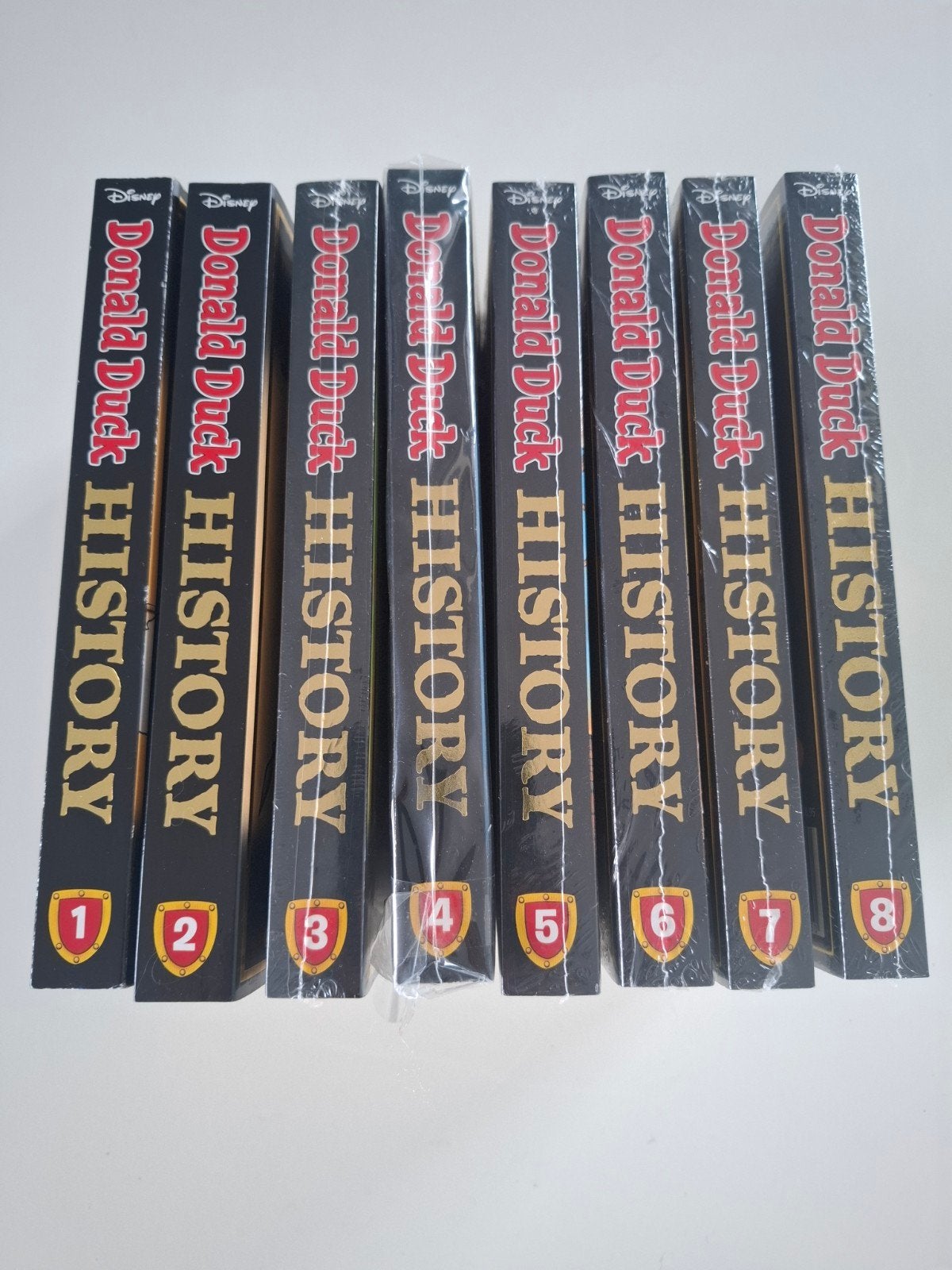 Donald Duck History Complete Serie (8 delen), Boeken, Complete serie of reeks, Ophalen of Verzenden, Zo goed als nieuw, Walt Disney