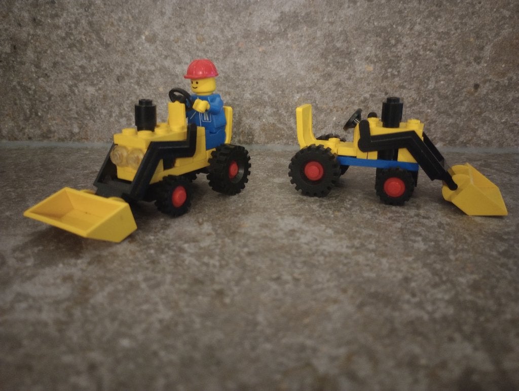 Lego 6603 Shovel Truck (2x), Gebruikt, Lego, Ophalen of Verzenden, LEGOLAND