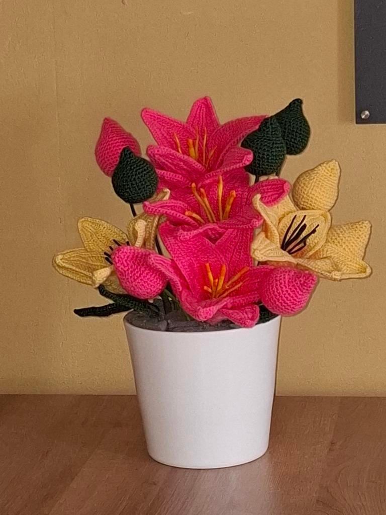 Bloemstuk lelie, Verzenden, Nieuw