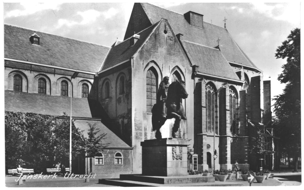 967420 Utrecht Janskerk Nette oude kaart Onbeschreven, Ophalen of Verzenden, 1940 tot 1960, Ongelopen, Utrecht
