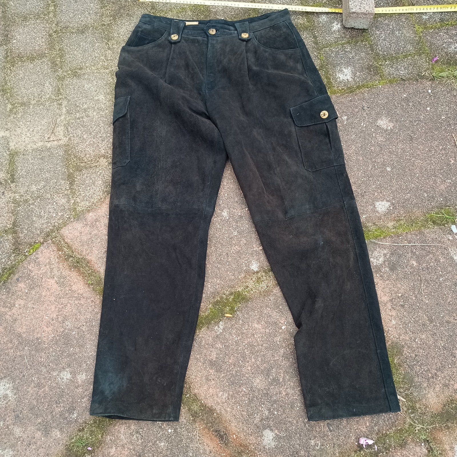Trachten hohen Salzburg 52 L zwarte lederhose Oktoberfest, Maat 52/54 (L), Trachten Hohen Salzburg, Ophalen of Verzenden, Overige thema's
