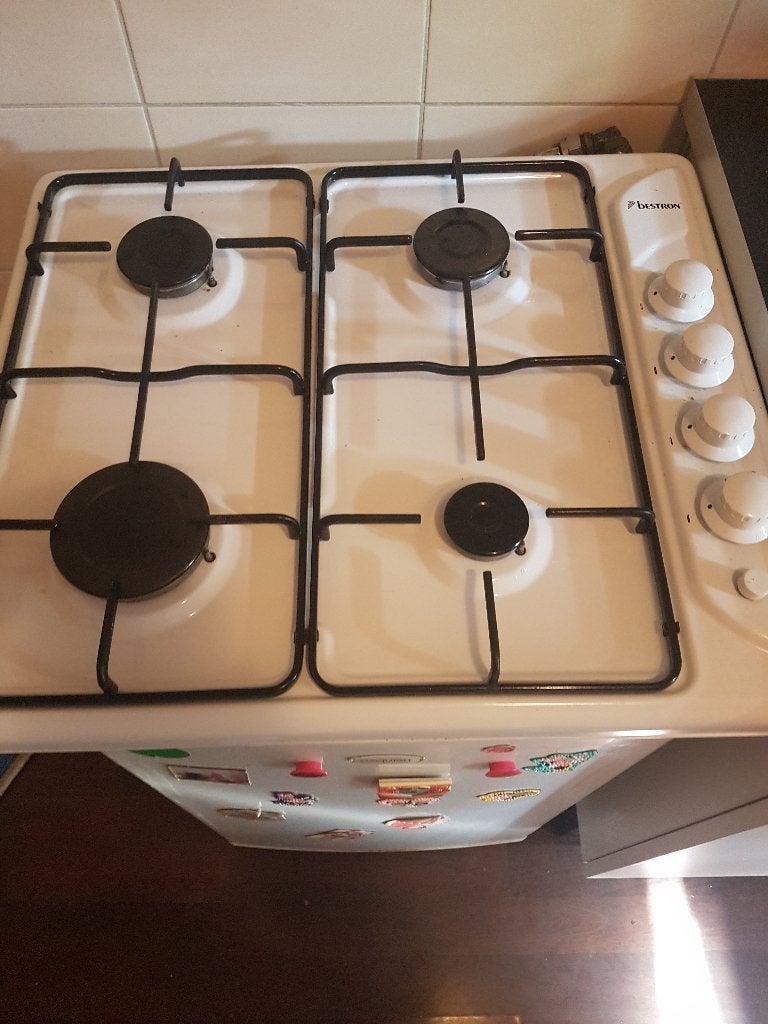 Bestron gasfornuis met 4 pitten, Witgoed en Apparatuur, Fornuizen, Ophalen, Gebruikt, 60 cm of meer, 4 kookzones