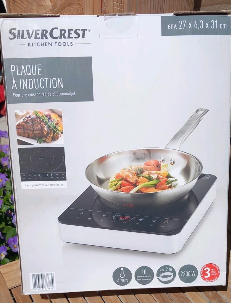 Nieuwe Silvercrest inductiekookplaat, Witgoed en Apparatuur, Kookplaten, Nieuw, 3 kookzones of minder, Ophalen of Verzenden, Inductie