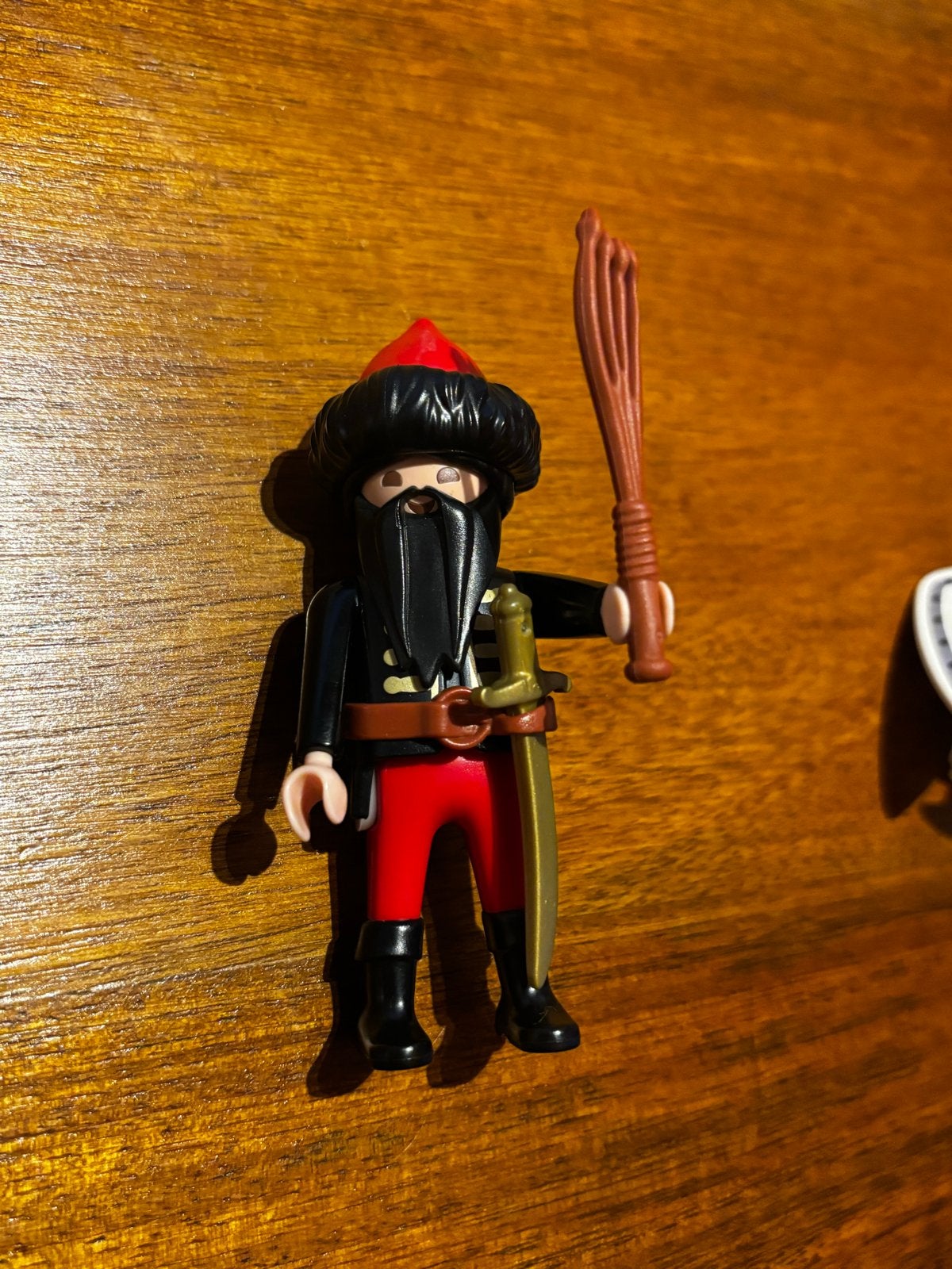 Playmobil figuur: Mongoolse strijder met wapens, Gebruikt, Losse onderdelen, Figuren, Historisch