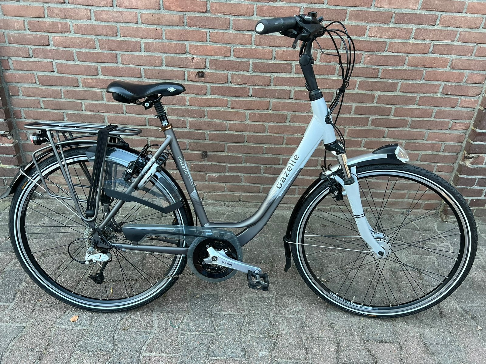 Zo goed als nieuw gazelle orange trekking damesfiets fiets, Fietsen en Brommers, Ophalen, 28 inch, 53 tot 56 cm, Zo goed als nieuw