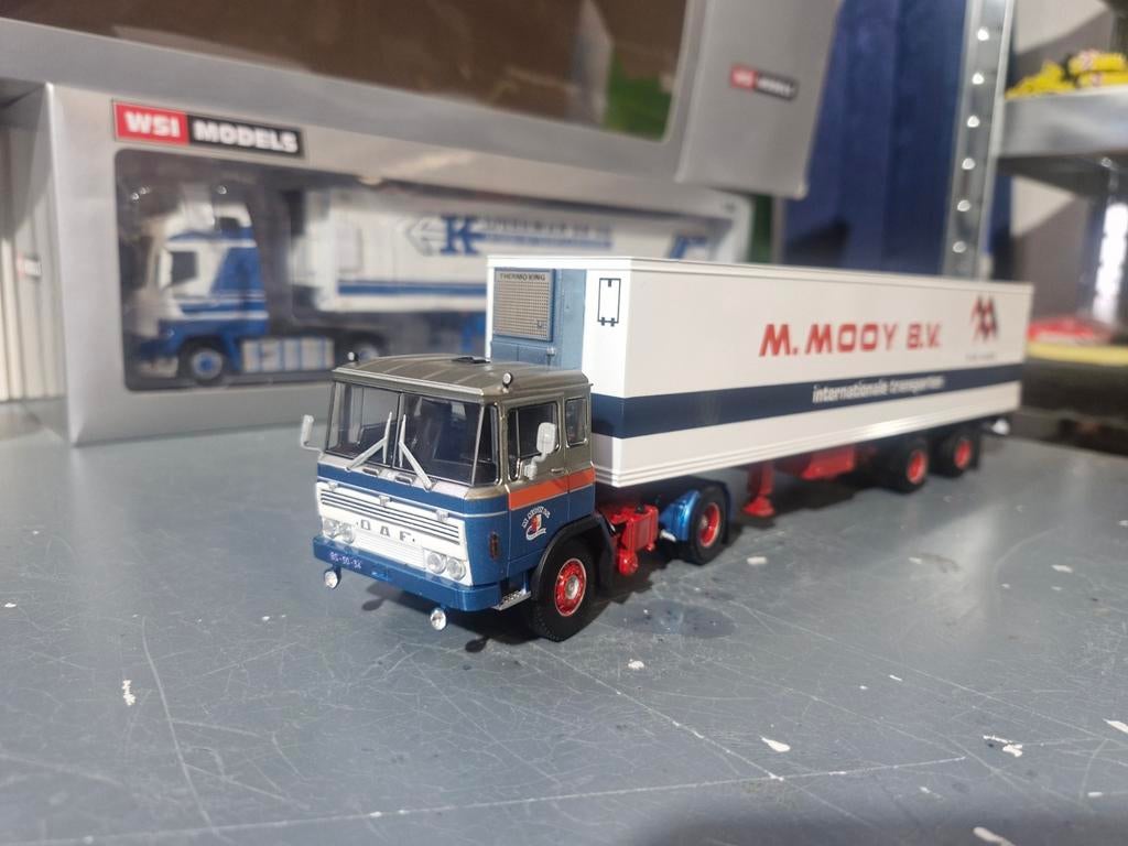 Daf 2600 4x2 met koeltrailer wsi van mooi transport, Hobby en Vrije tijd, Modelauto's | 1:50, Ophalen of Verzenden, Nieuw, Bus of Vrachtwagen