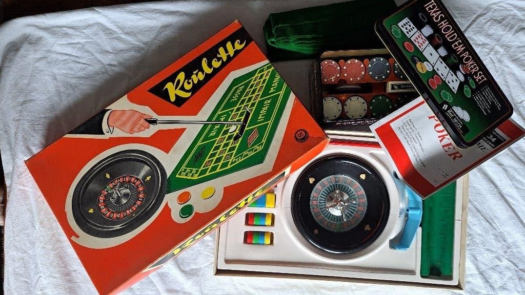 Casino avond Roulette Poker, Ophalen of Verzenden