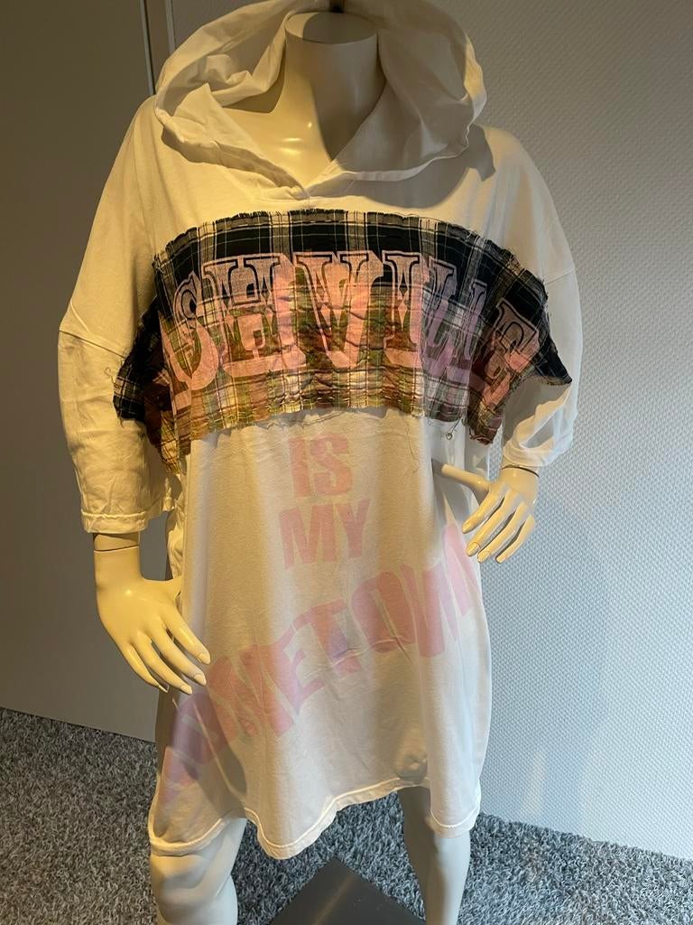Faith connexion oversized shirt jurkje maat s, Beige, Ophalen of Verzenden, Zo goed als nieuw, Maat 36 (S)
