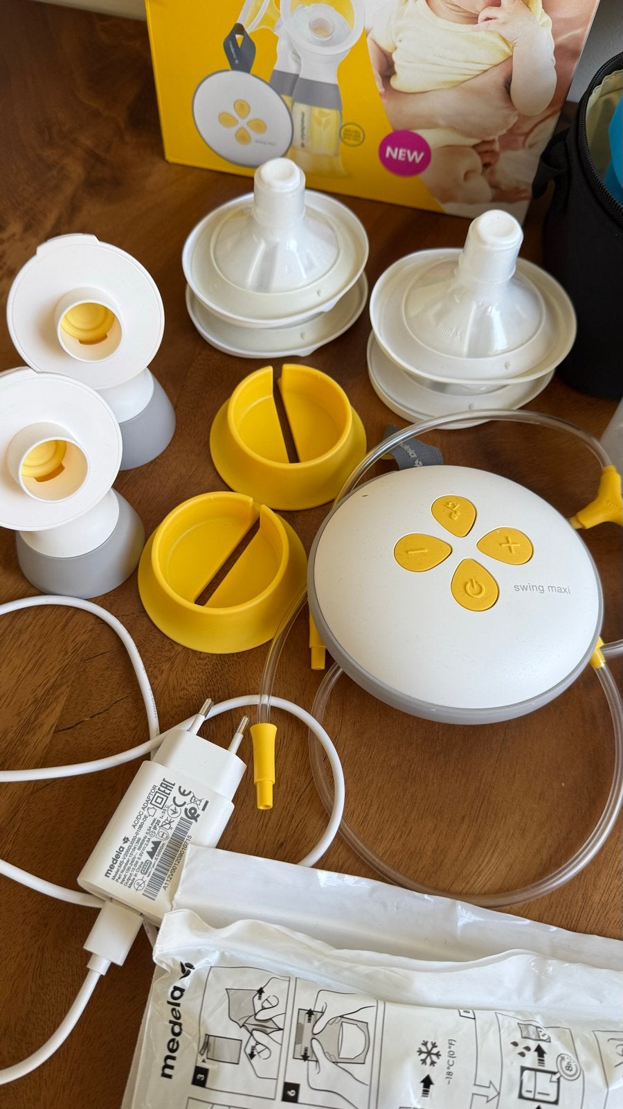 Medela Swing Maxi Dubbele Elektrische Borstkolf, Medela, Borstkolf, Zo goed als nieuw, Ophalen