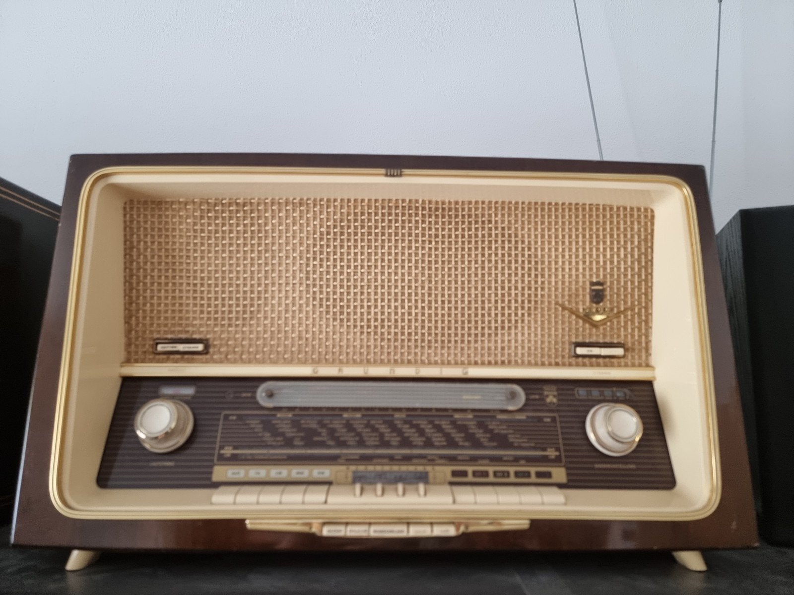 Grundig 6099 buizenradio, Audio, Tv en Foto, Ophalen, Gebruikt