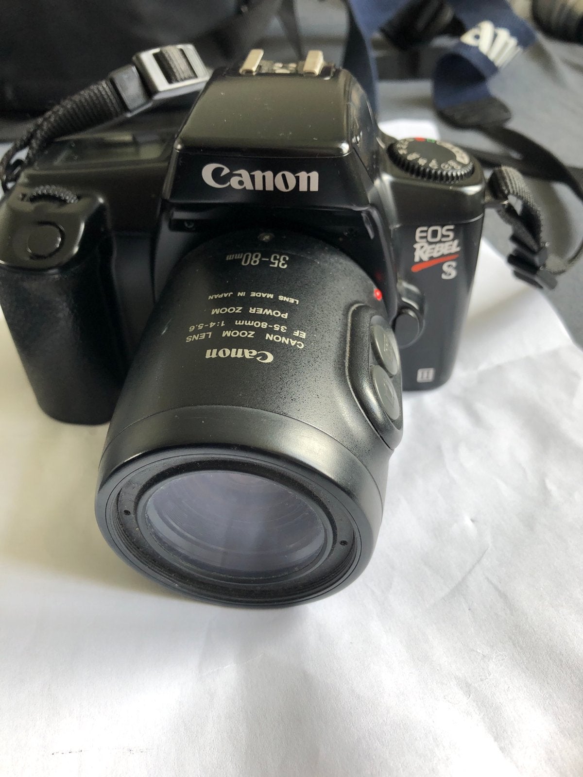 Canon EOS Rebel S Spiegelreflexcamera met 35-80mm lens, Ophalen of Verzenden, Gebruikt, Spiegelreflex, Canon