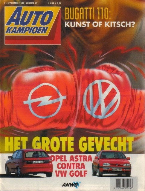 Autokampioen 19 1991 : Bugatti EB110 - Mazda MX3 - Toyota, Ophalen of Verzenden, Gelezen, Algemeen