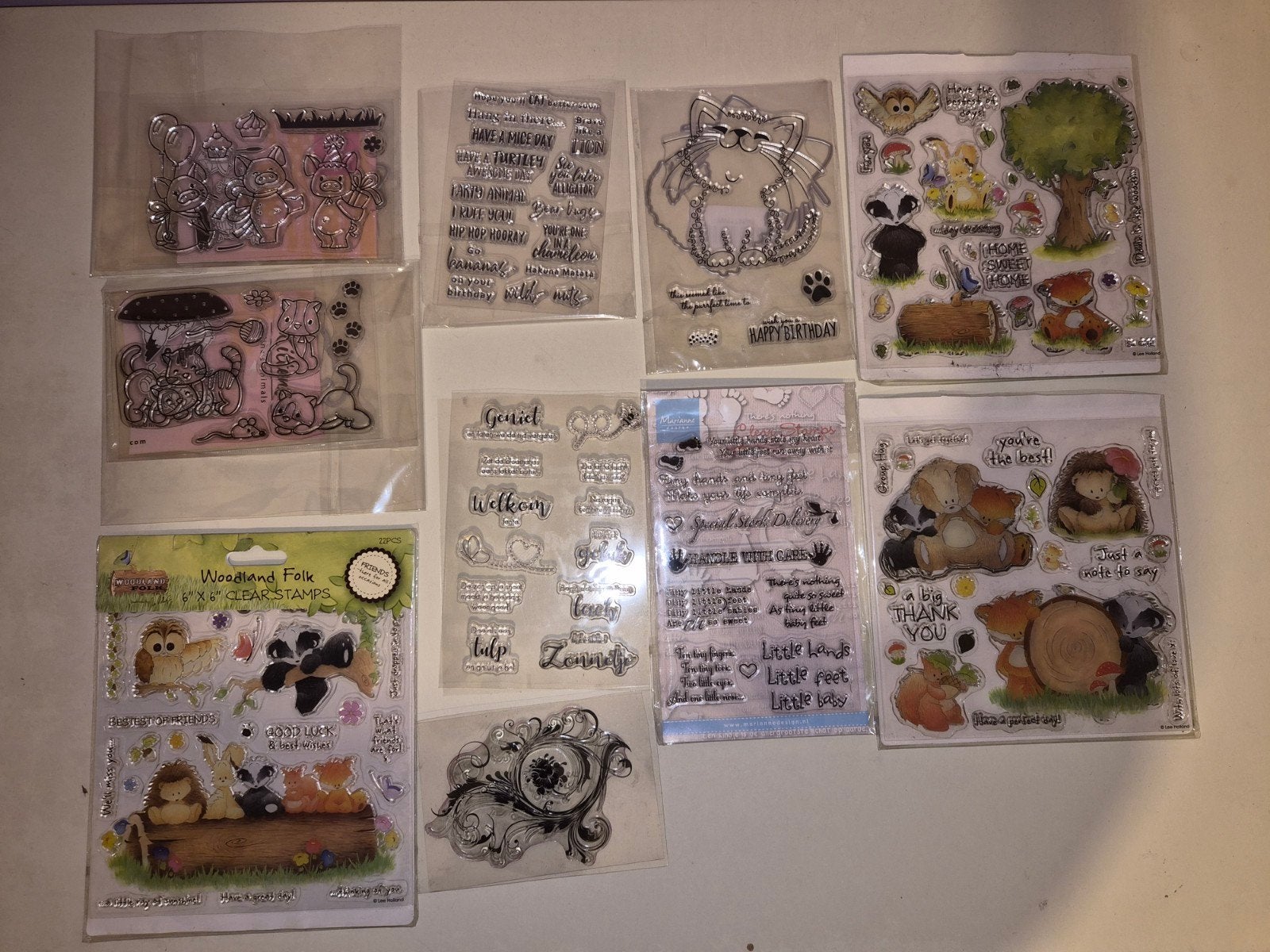 Nieuw grote stempel set, Ophalen of Verzenden, Frame of Mal