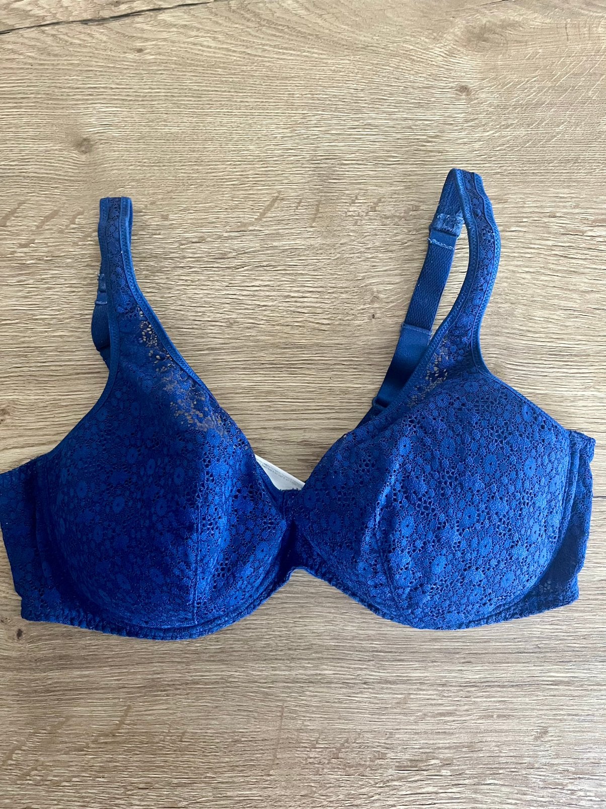 Prima donna 85E set lichte padded bh en bbh slip 40 kant, Kleding | Dames, Setje, Verzenden, Blauw