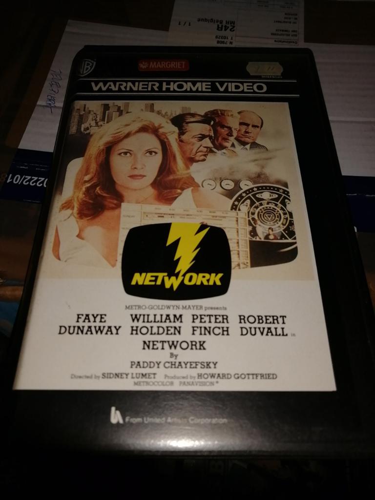 VHS ex-rental - Network, Vanaf 16 jaar, Ophalen of Verzenden, Gebruikt, Horror