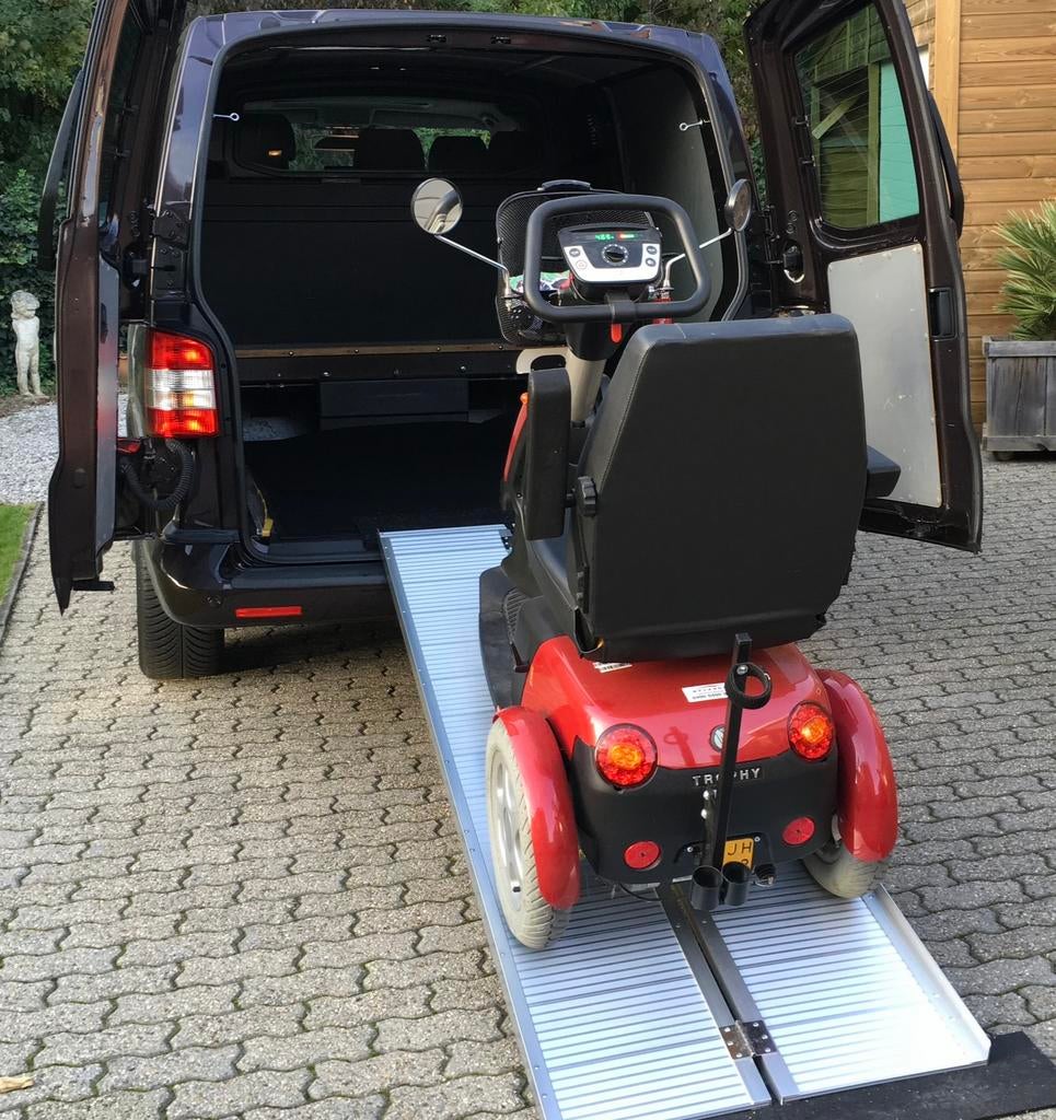 Te koop Aluminium oprijplaat 2,1 m. 70cm. Breed, Auto diversen, Ophalen of Verzenden