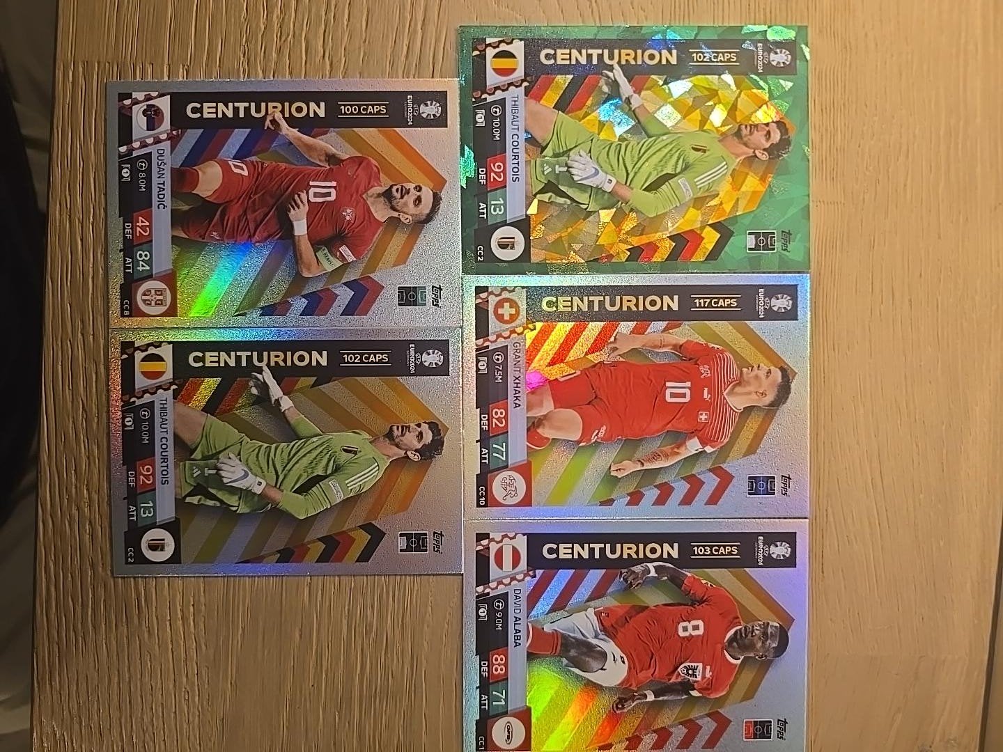 Topps Euro 2024 Centurion Kaarten -, Verzamelen, Ophalen of Verzenden, Zo goed als nieuw, Buitenlandse clubs, Spelerskaart