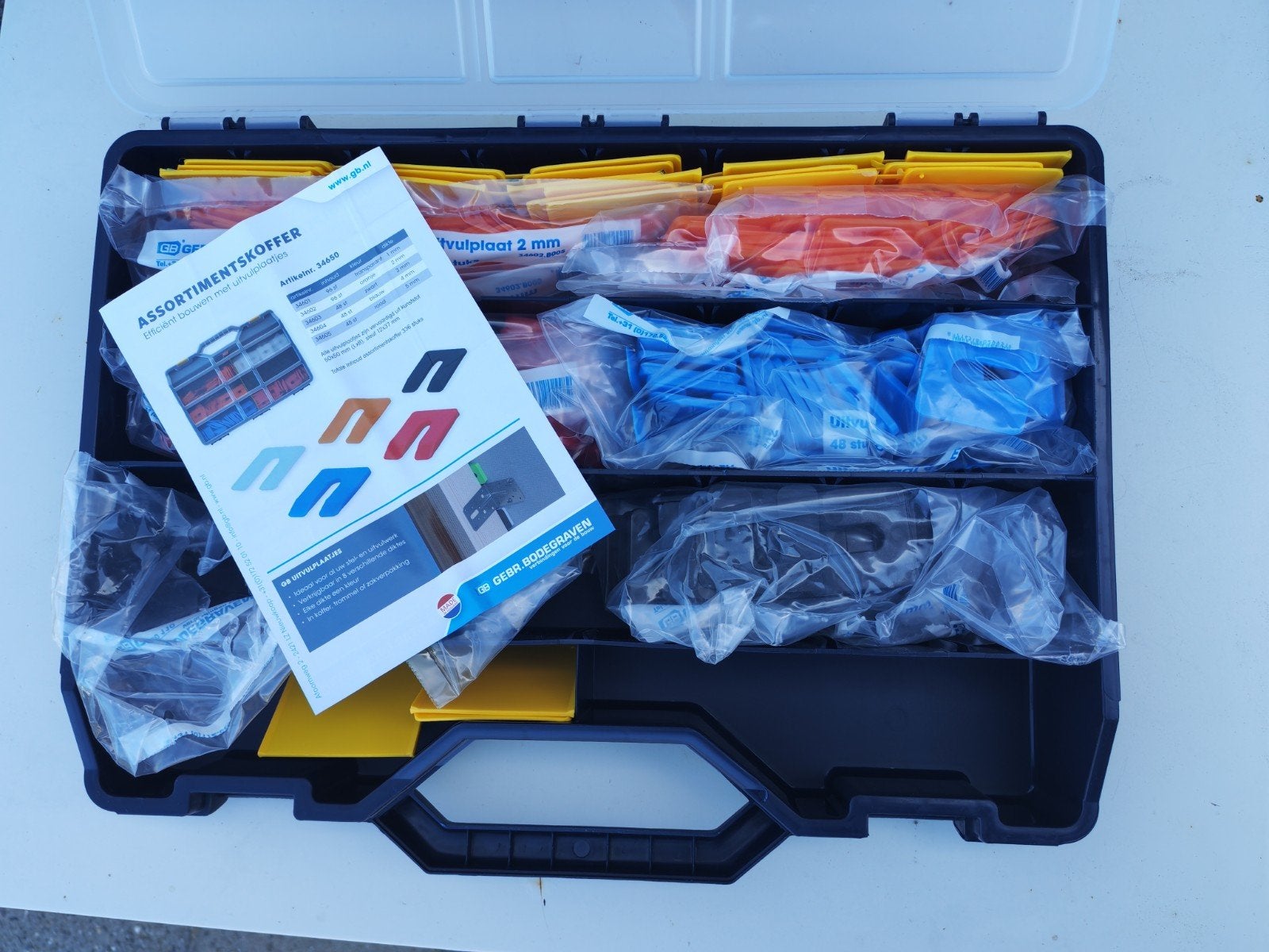 Assortimentkoffer met uitvulplaatjes - Nieuw, Ophalen of Verzenden, Nieuw