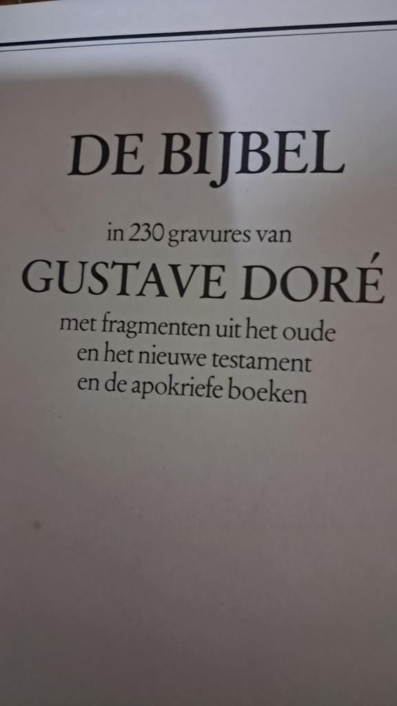 Gustave dore bijbel 15 incvezk, Boeken, Ophalen of Verzenden, Zo goed als nieuw