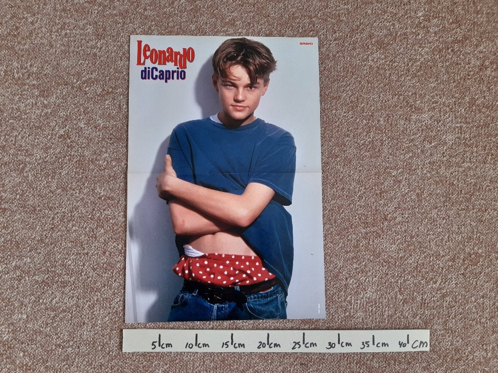 Poster Film Leonardo di Caprio Bravo Madonna A3 28x42 cm, Rechthoekig Staand, Ophalen of Verzenden, Zo goed als nieuw, A1 t/m A3