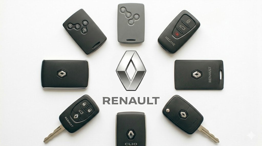 Renault autosleutel reparatie printplaatje en behuizingen, Ophalen