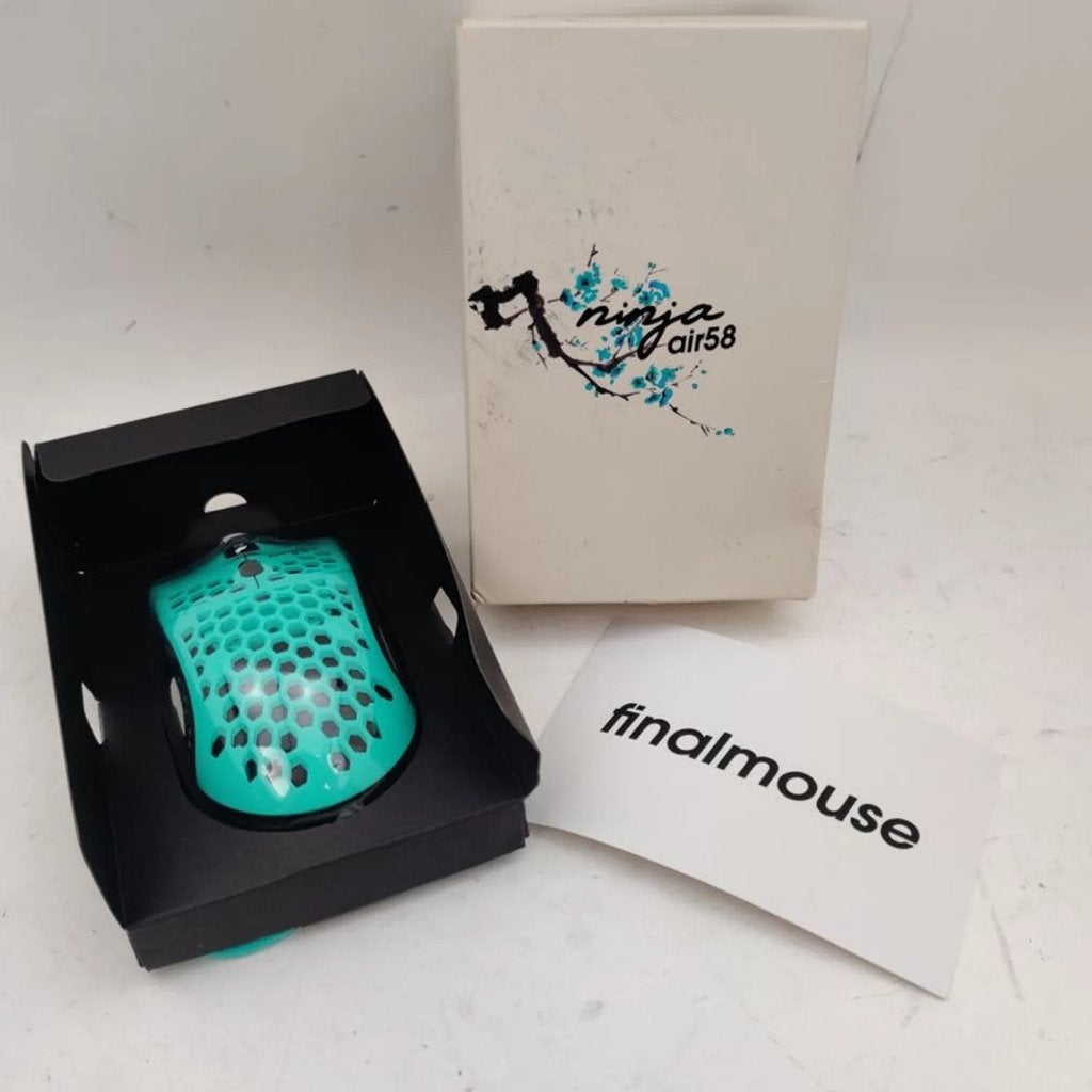 Finalmouse air58 ninja mystic blue in Nieuwstaat nu €119.99, Computers en Software, N, N, Ophalen of Verzenden, Zo goed als nieuw