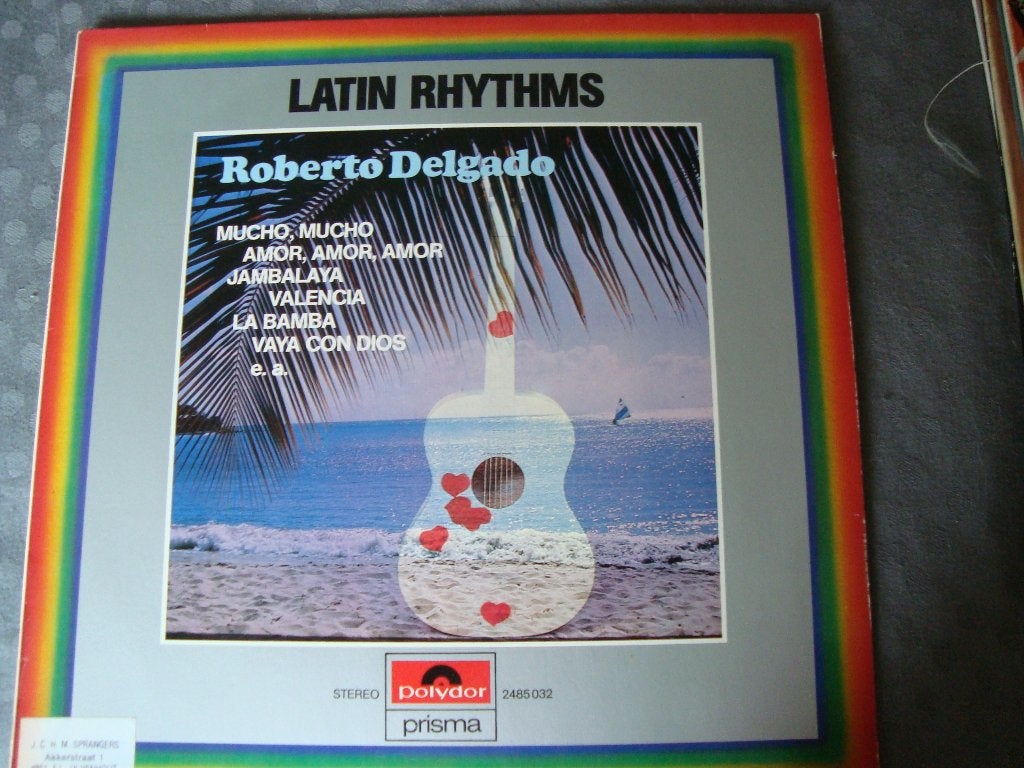 Latin rhythms- roberto delgado, Cd's en Dvd's, Ophalen of Verzenden, Zo goed als nieuw, 12 inch