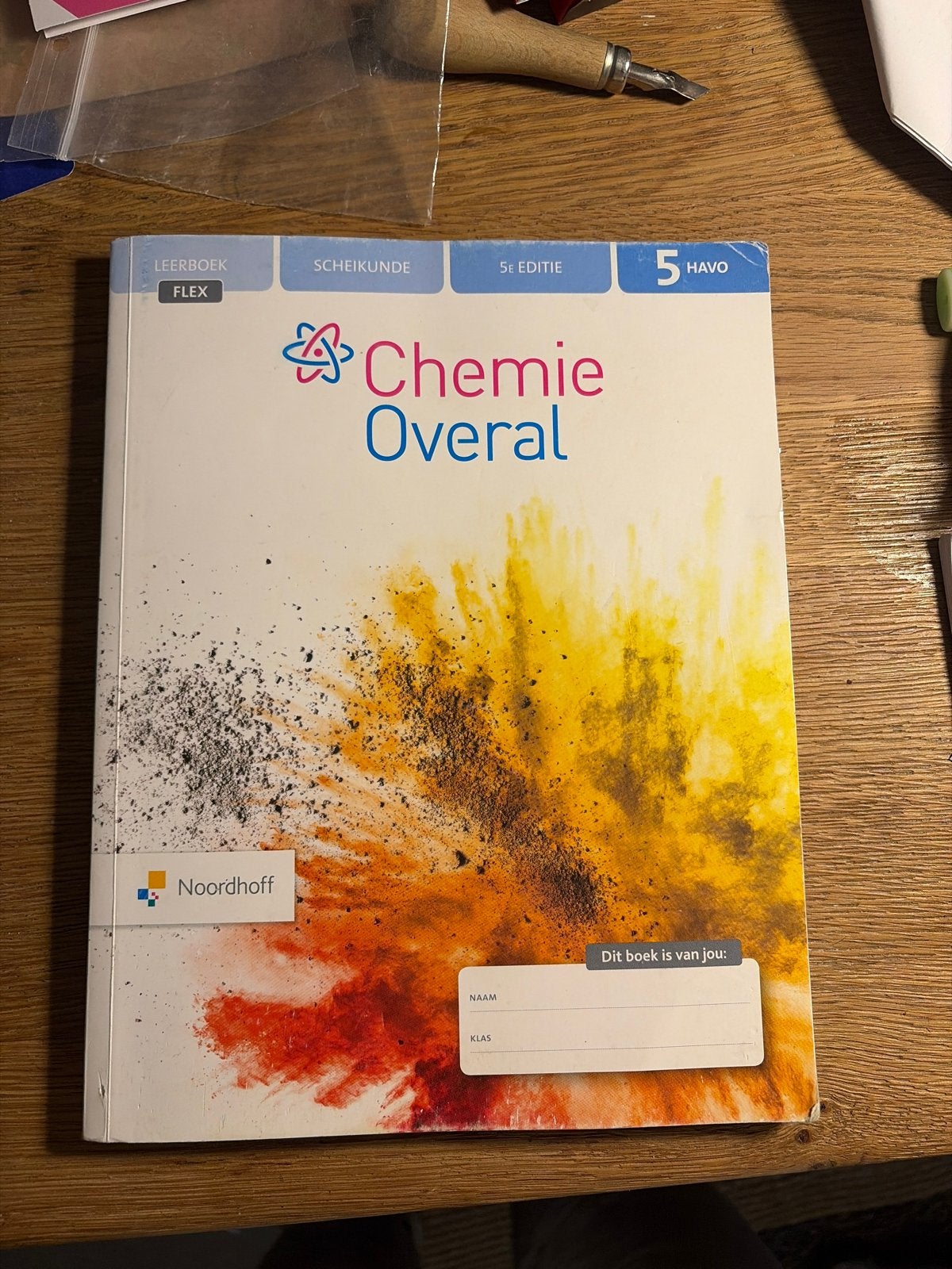 Chemie Overal 5 HAVO Scheikunde Leerboek 5e editie, Boeken, Schoolboeken, Ophalen of Verzenden, Zo goed als nieuw, HAVO, Scheikunde