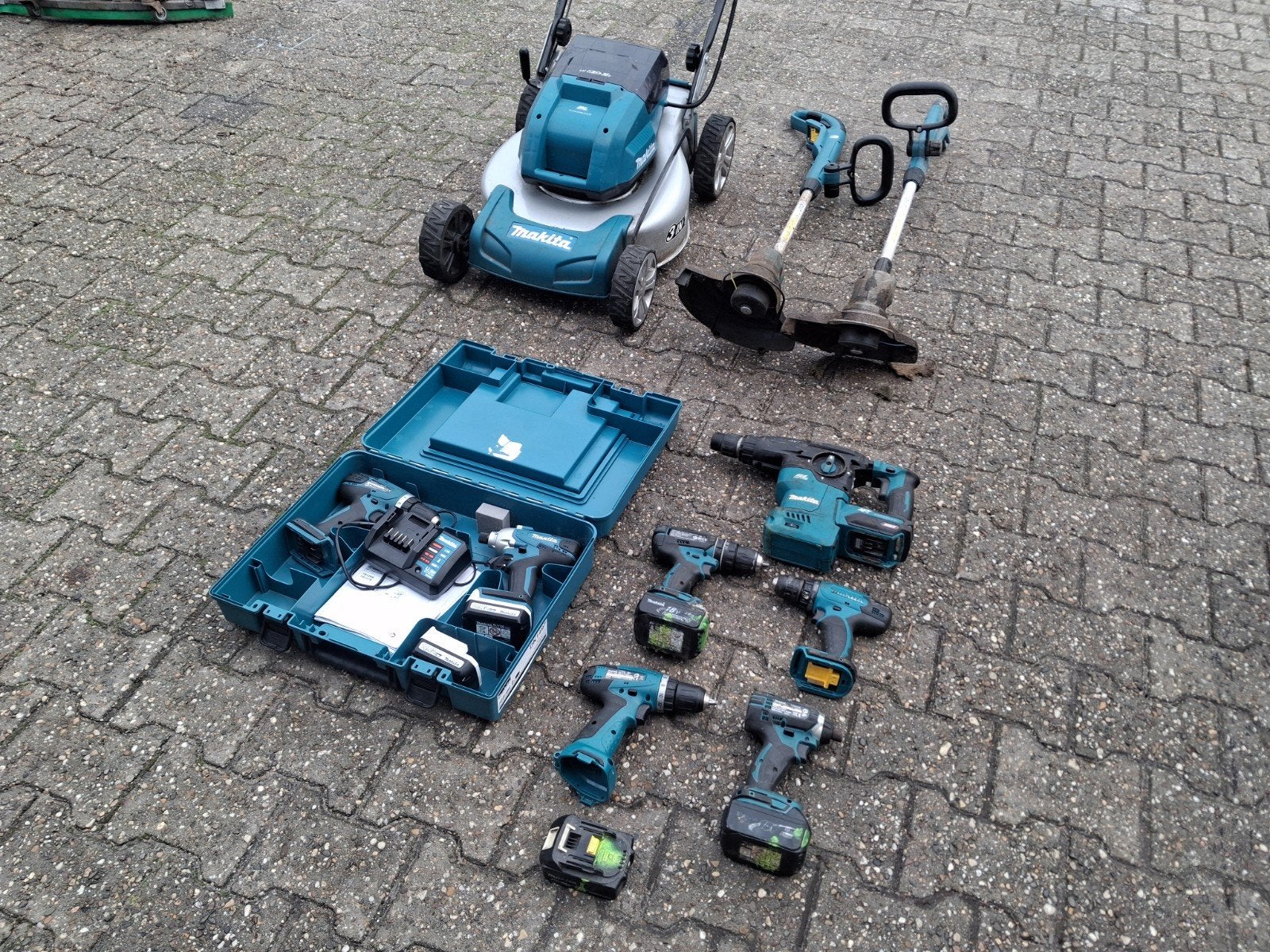partij makita accu gereedschap, Ophalen, Gebruikt