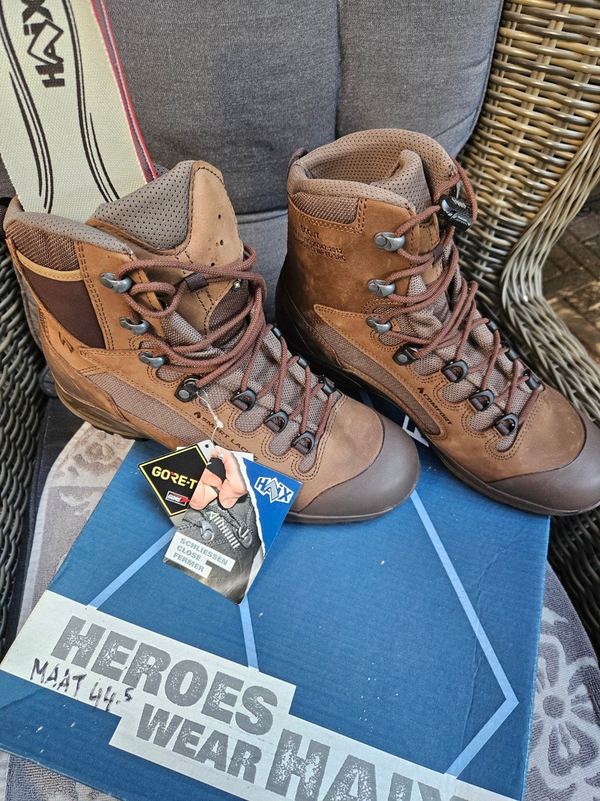 HAIX gevechtslaars maat 44,5/HAIX wandel schoenen, Ophalen of Verzenden, Nieuw, Schoenen