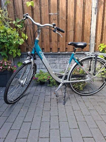 GIANT CENTRO CS 1 LDS M CARIBBE‍️ 👱‍♀️DAMESFIETS GOEDE STAA, Ophalen, (Extra) lage instap, Giant, Zo goed als nieuw